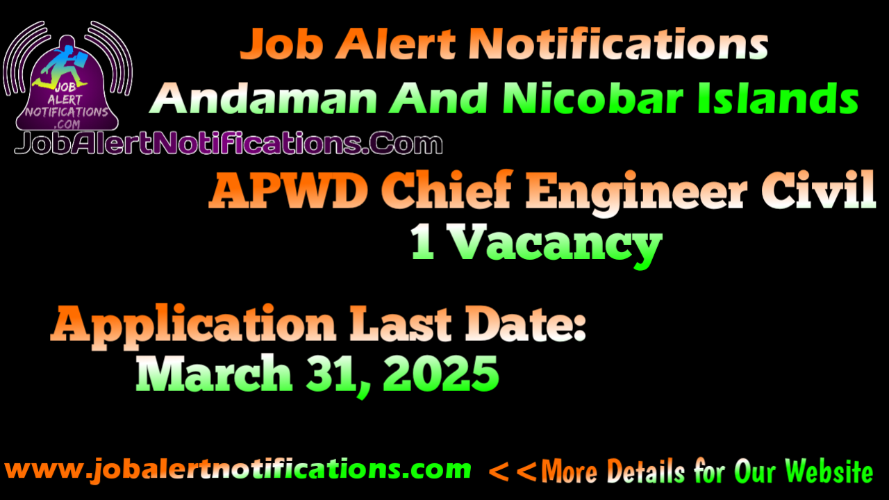 APWD Chief Engineer (Civil)